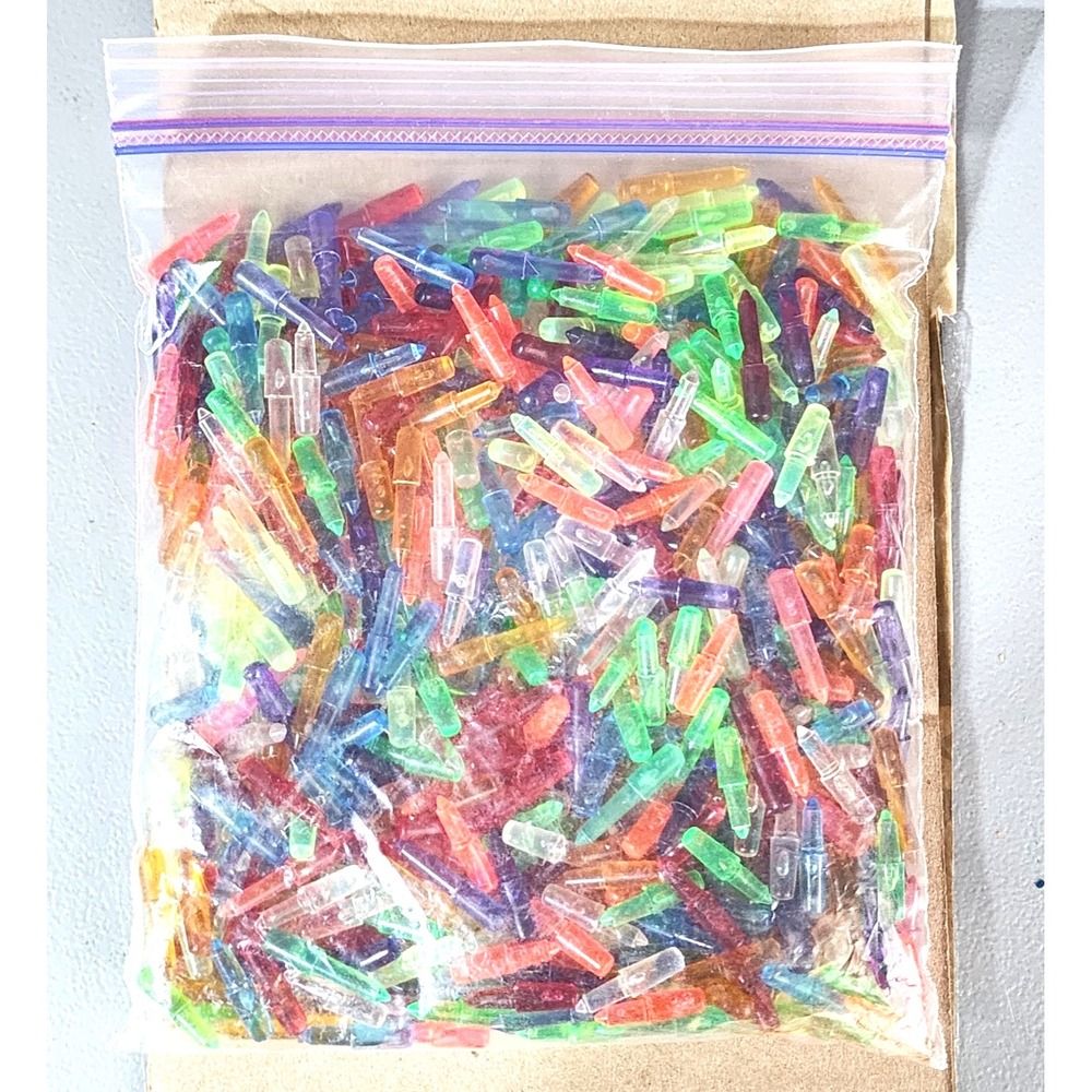 Vintage Lite Brite Replacement Parts Pegs Multi Colors Lot 580 Pieces 1978 OEM